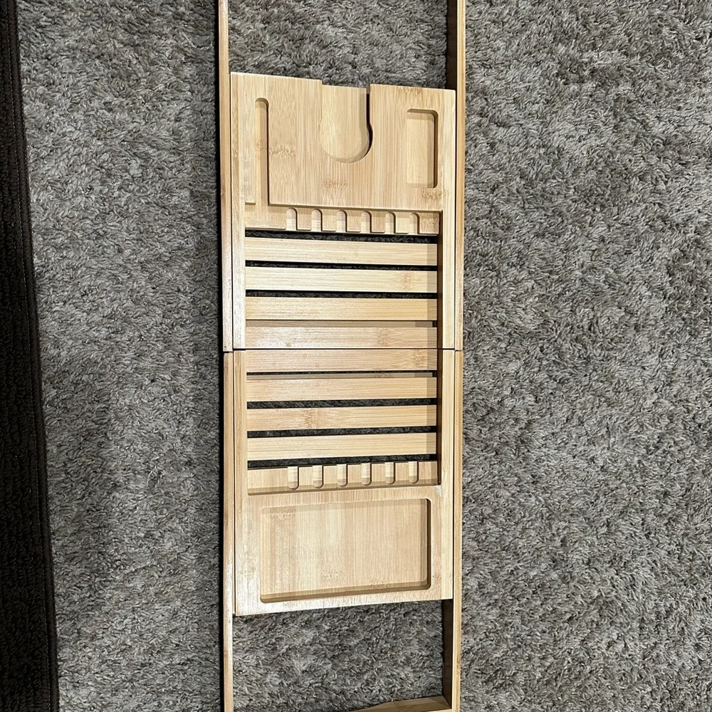 Artmalle Luxury Bathtub Caddy Tray for Tub - Foldable Bamboo Bath Table Tray 🌺🌺
